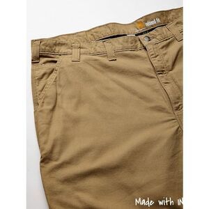 Carhartt Men's Rugged Flex Relaxed Fit Canvas Flannel-Lined Utility Work Pants 3